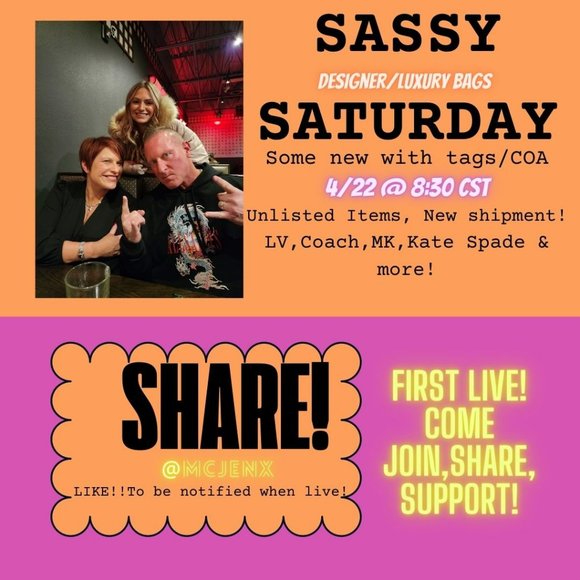 MICHAEL Michael Kors Handbags - Sassy Saturday with @ mckjenx- 1ST LIVE SHOW- show support & love